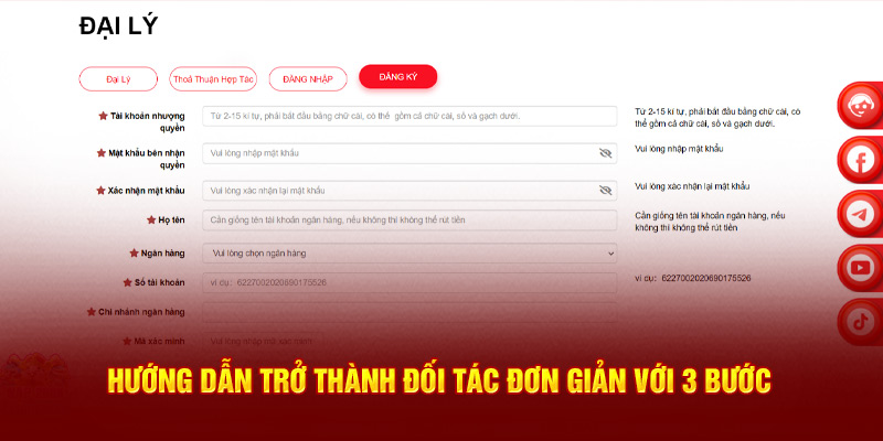 Hướng dẫn trở thành đối tác đơn giản với 3 bước 